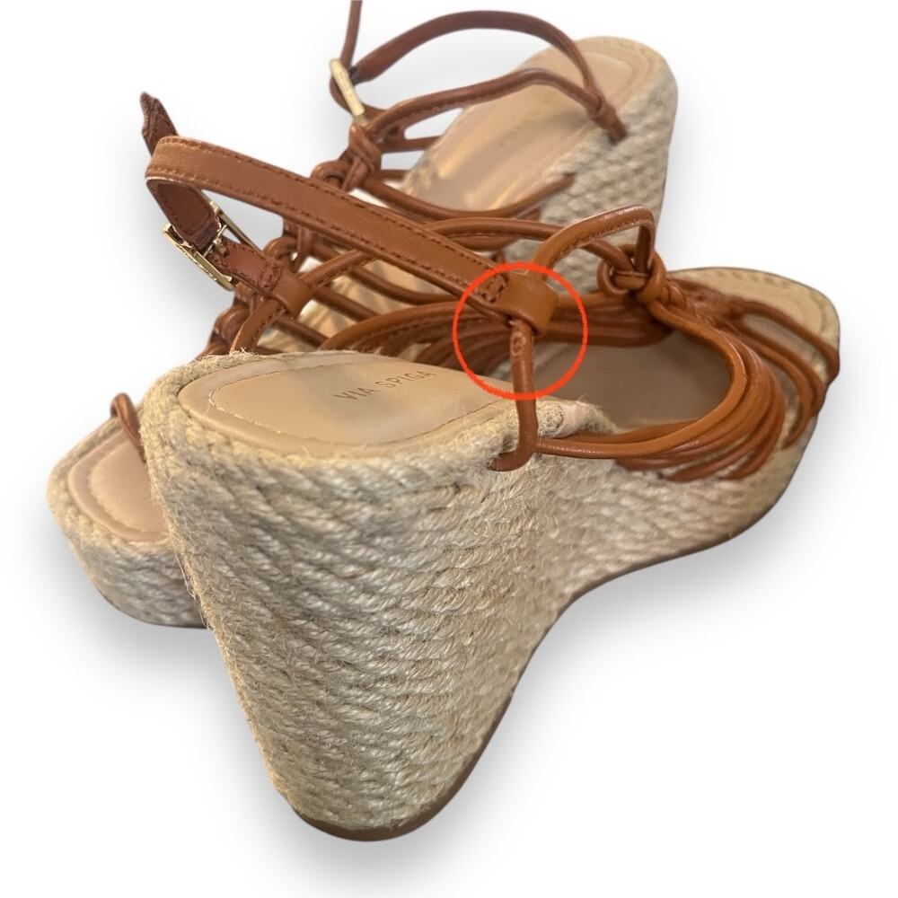 Via Spiga Selma strappy espadrille wedge sandals - Picture 5 of 8